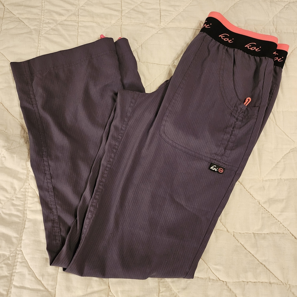 Koi Lite Slim Fit Medical Scrub Pants -XXS Petite - Picture 7 of 10